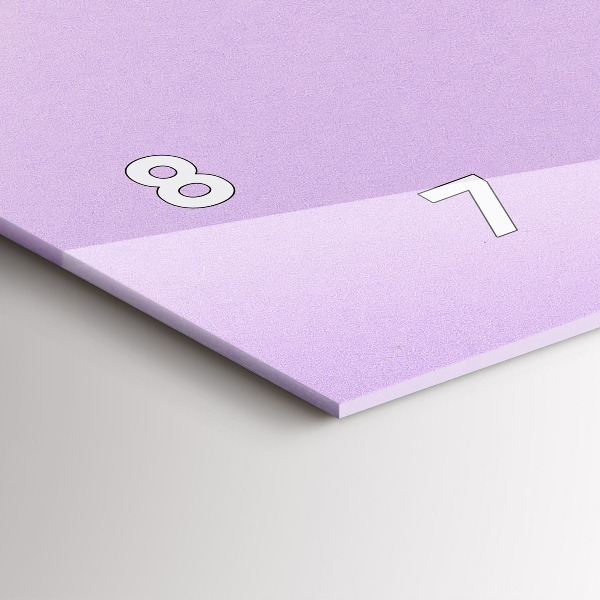 Horizontálne hodiny Pastelový vzor