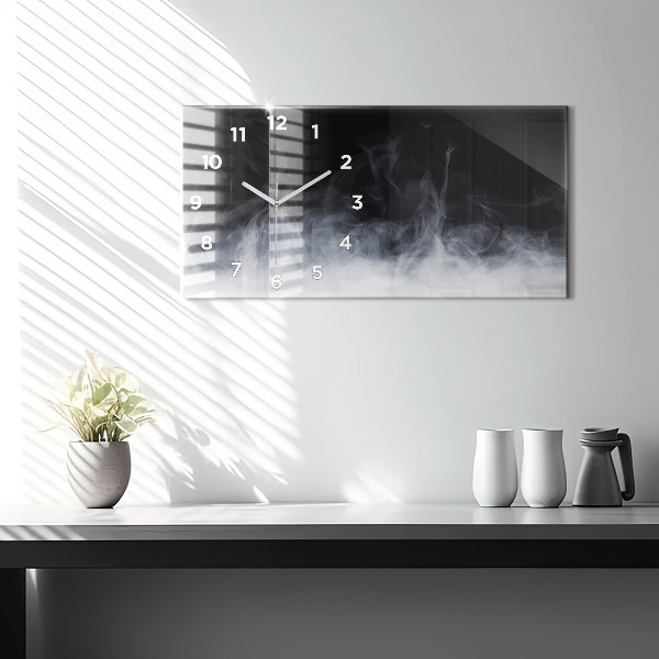 Horizontálne hodiny Dym