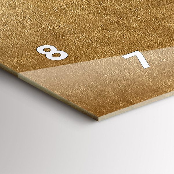 Horizontálne hodiny Dekoratívne plátno