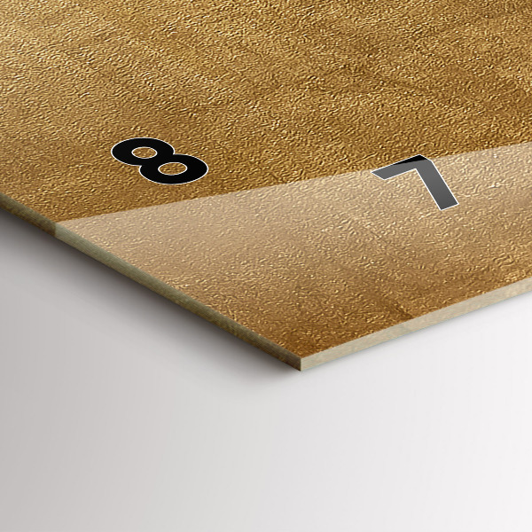 Horizontálne hodiny Dekoratívne plátno