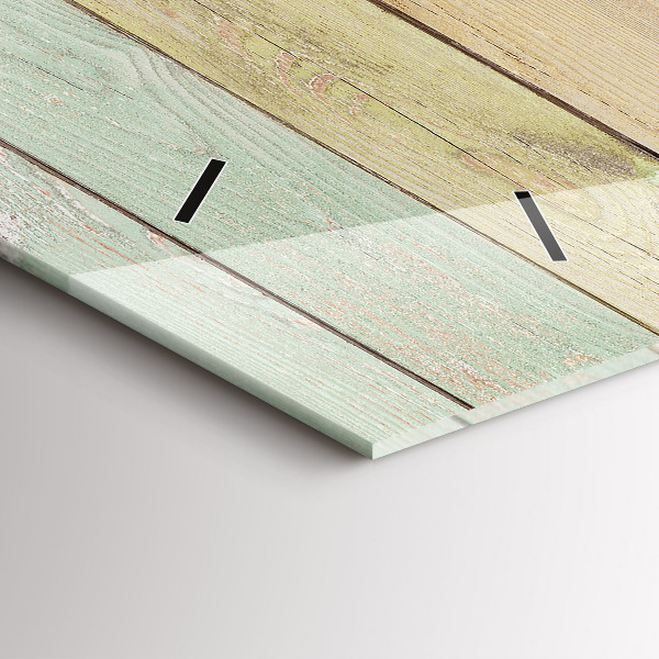 Horizontálne hodiny Farebné dosky