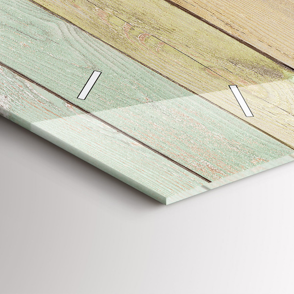 Horizontálne hodiny Farebné dosky