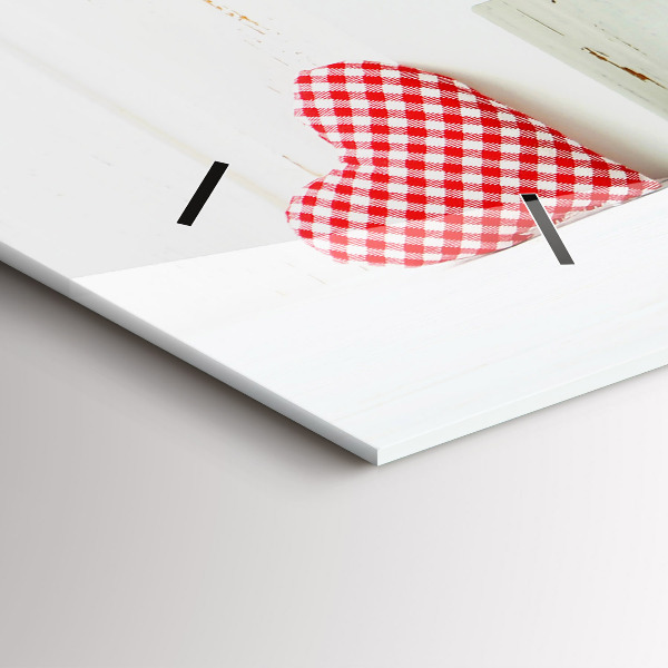 Horizontálne hodiny Domový nápis