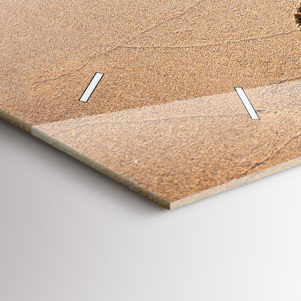 Horizontálne hodiny Plážový citát