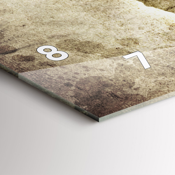 Horizontálne hodiny Mapa sveta