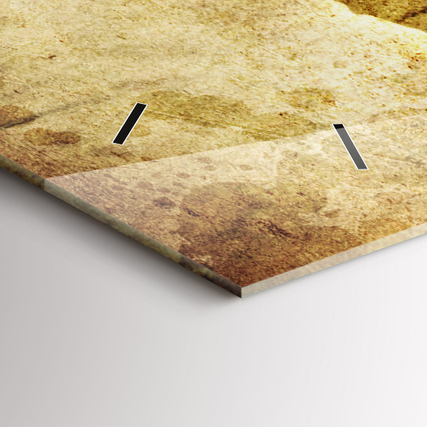 Horizontálne hodiny Stará mapa sveta