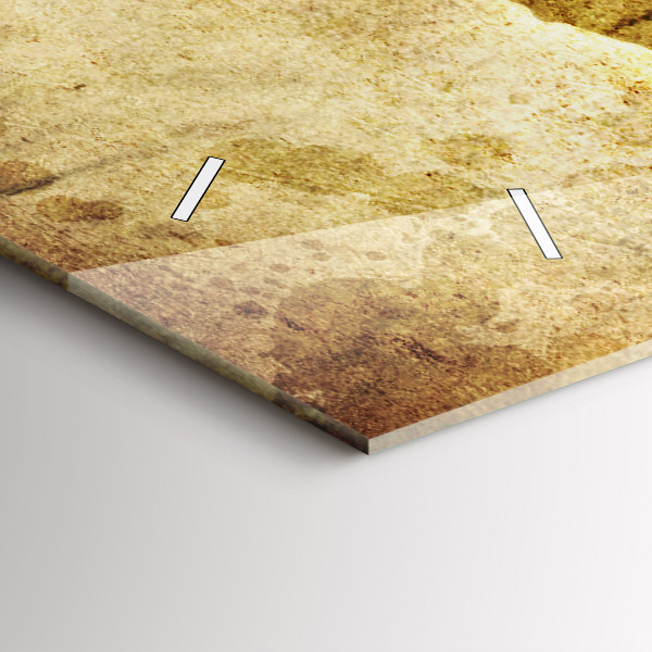 Horizontálne hodiny Stará mapa sveta