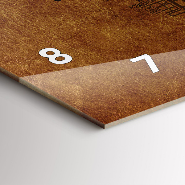 Horizontálne hodiny Mapa názvov krajín