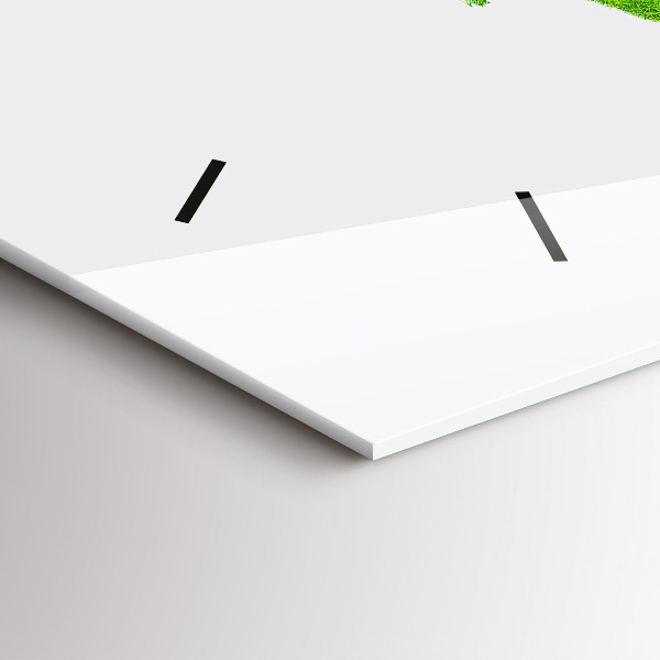 Horizontálne hodiny Mapa zelenej trávy