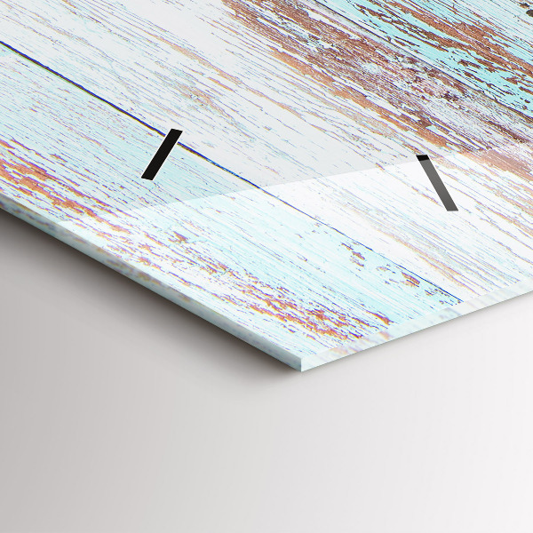 Horizontálne hodiny Pastelové drevo