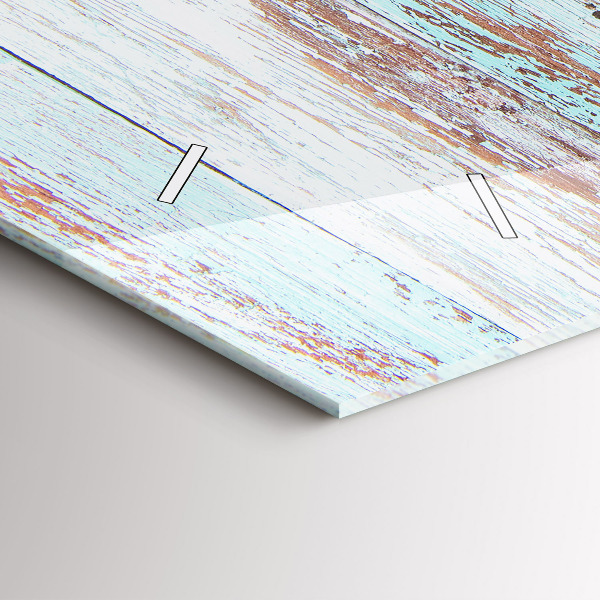 Horizontálne hodiny Pastelové drevo