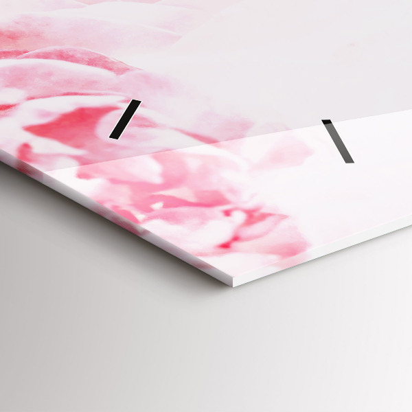 Horizontálne hodiny Kvitnúce kvety