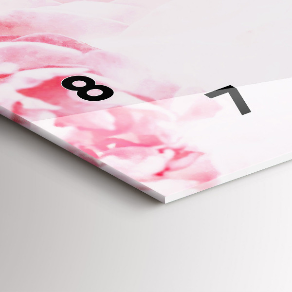 Horizontálne hodiny Kvitnúce kvety