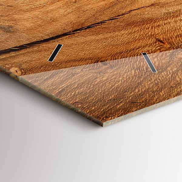 Horizontálne hodiny Textúra dreva