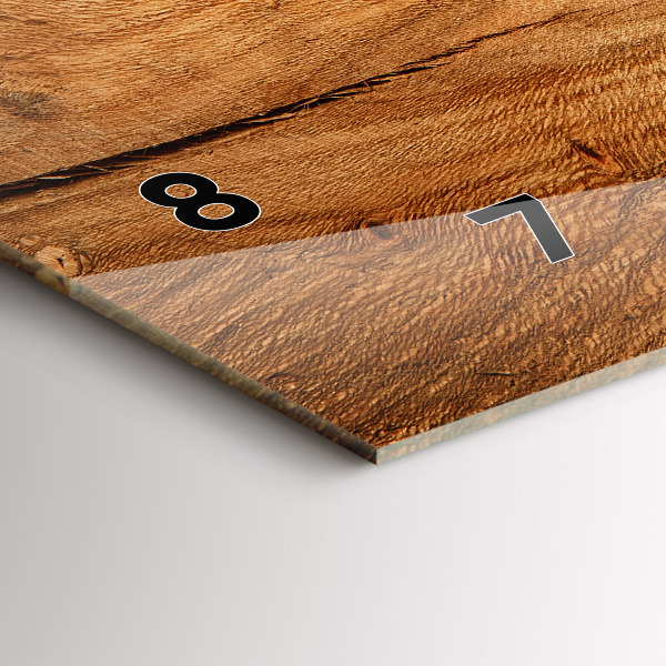 Horizontálne hodiny Textúra dreva