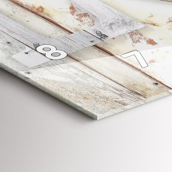 Horizontálne hodiny Nápis láska