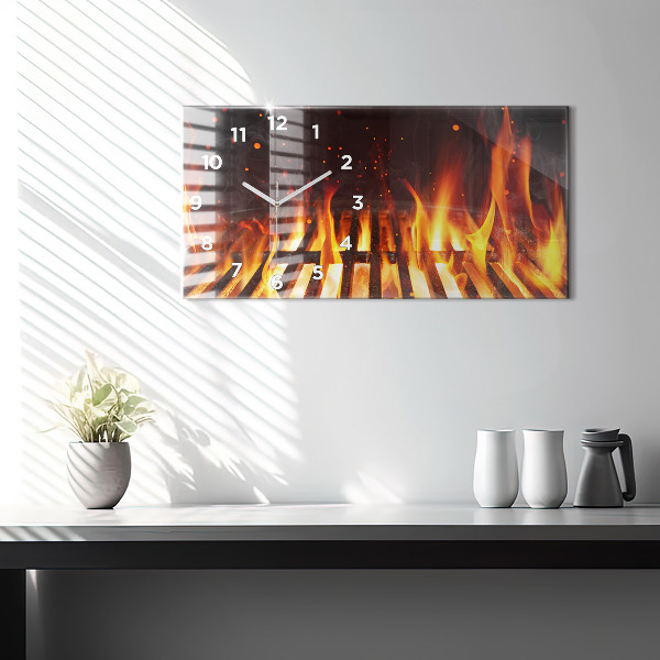 Horizontálne hodiny Gril