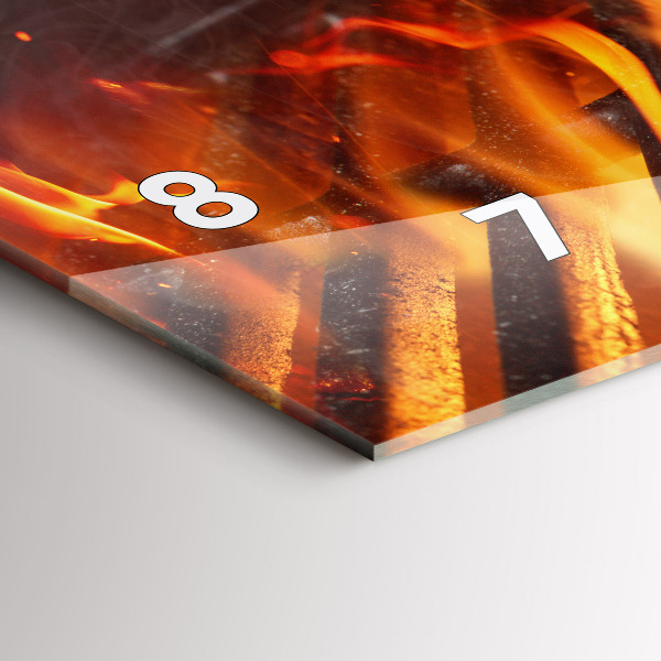 Horizontálne hodiny Gril