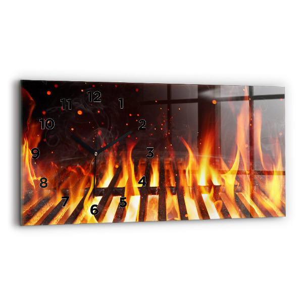 Horizontálne hodiny Gril