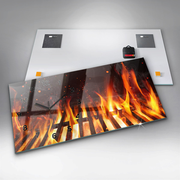 Horizontálne hodiny Gril