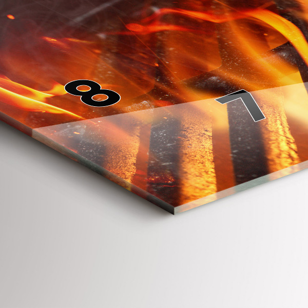 Horizontálne hodiny Gril