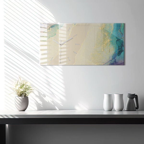 Horizontálne hodiny Elegantná abstrakcia