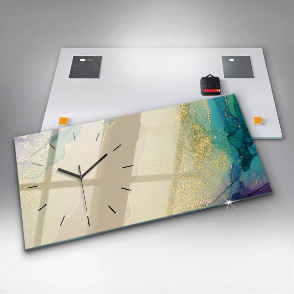 Horizontálne hodiny Elegantná abstrakcia