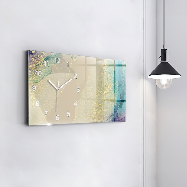 Horizontálne hodiny Elegantná abstrakcia