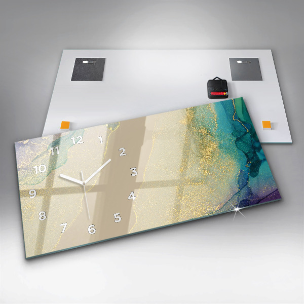 Horizontálne hodiny Elegantná abstrakcia