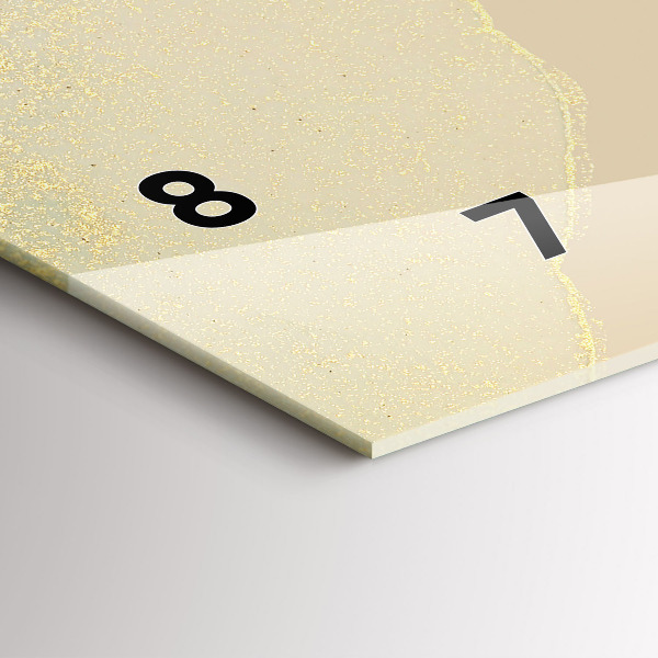 Horizontálne hodiny Elegantná abstrakcia