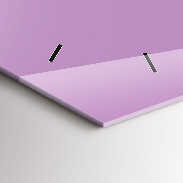 Horizontálne hodiny Lila farba