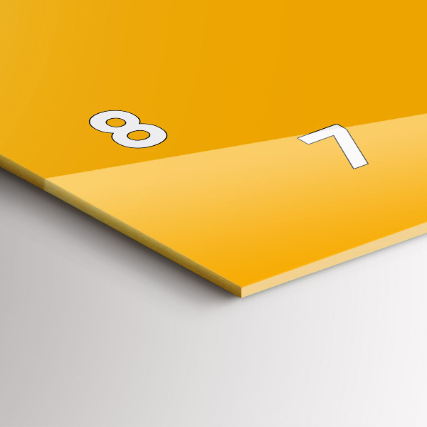 Horizontálne hodiny Farba: zlato-žltá