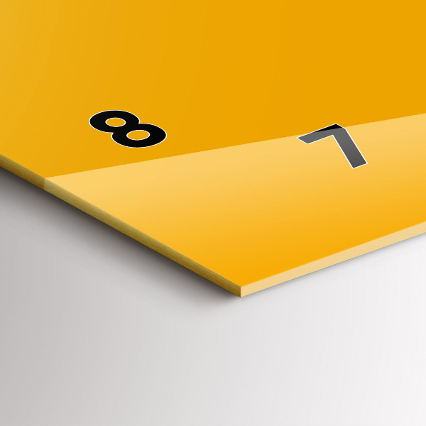 Horizontálne hodiny Farba: zlato-žltá