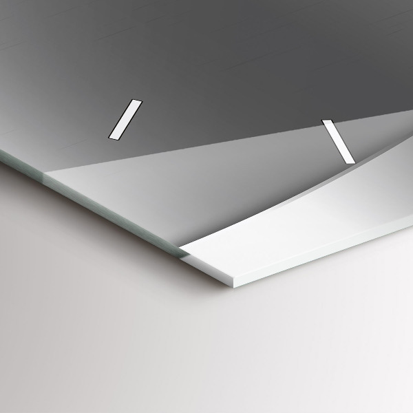 Horizontálne hodiny Strieborné čiary