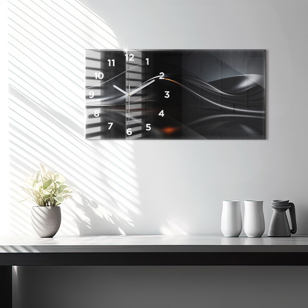 Horizontálne hodiny Abstrakcia