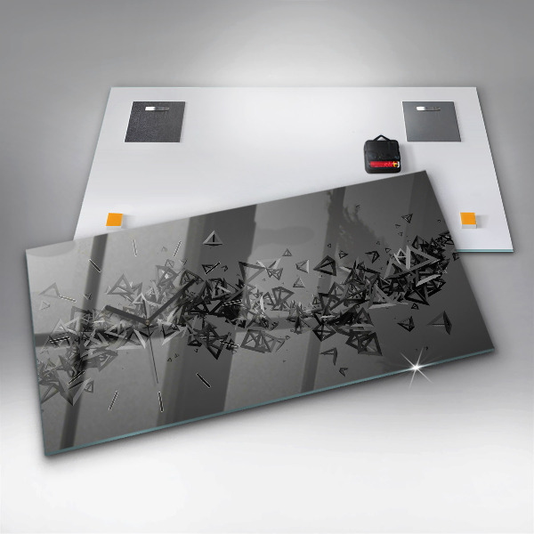 Horizontálne hodiny Abstrakcia