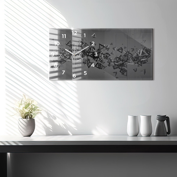 Horizontálne hodiny Abstrakcia