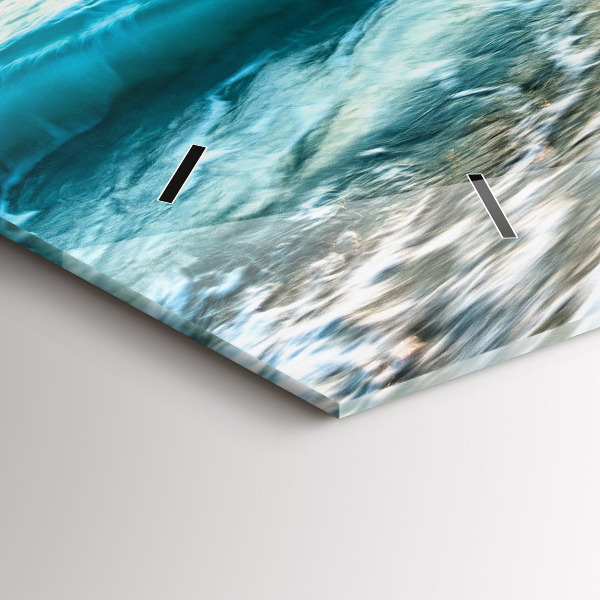 Horizontálne hodiny Pláž, more a piesok