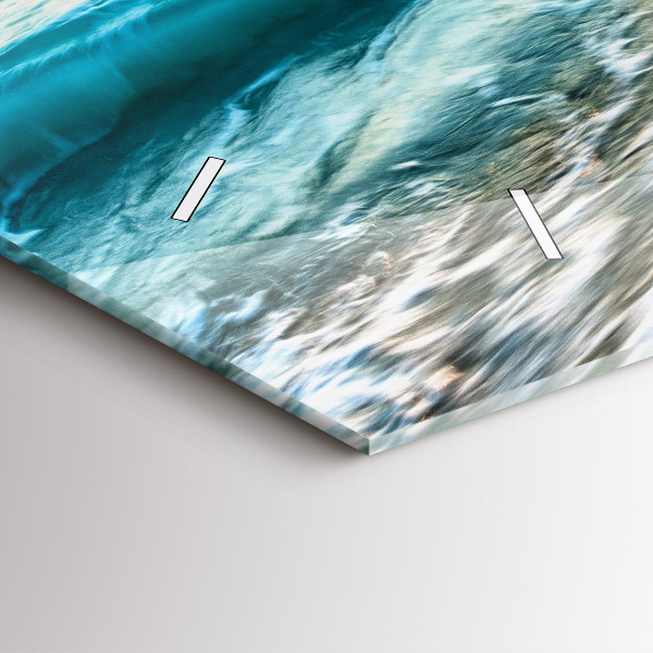 Horizontálne hodiny Pláž, more a piesok