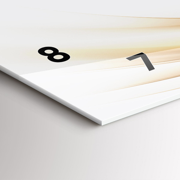 Horizontálne hodiny Zlatá abstrakcia