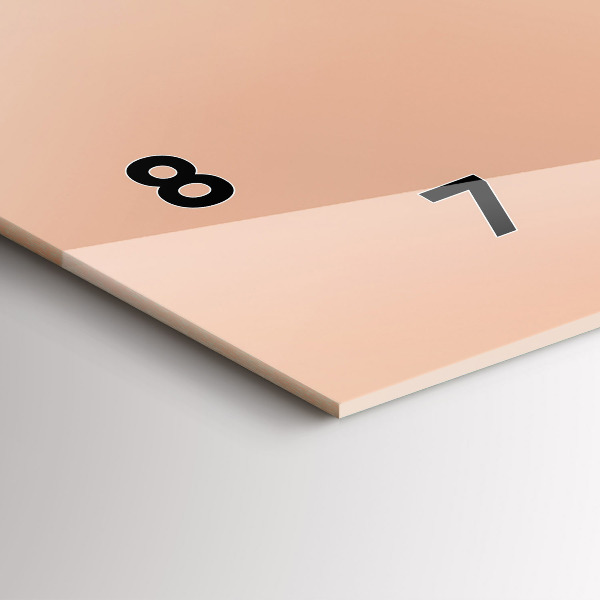 Horizontálne hodiny Ilustrácia plameniaka