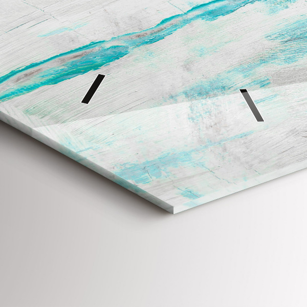 Horizontálne hodiny Olejová textúra abstrakcia