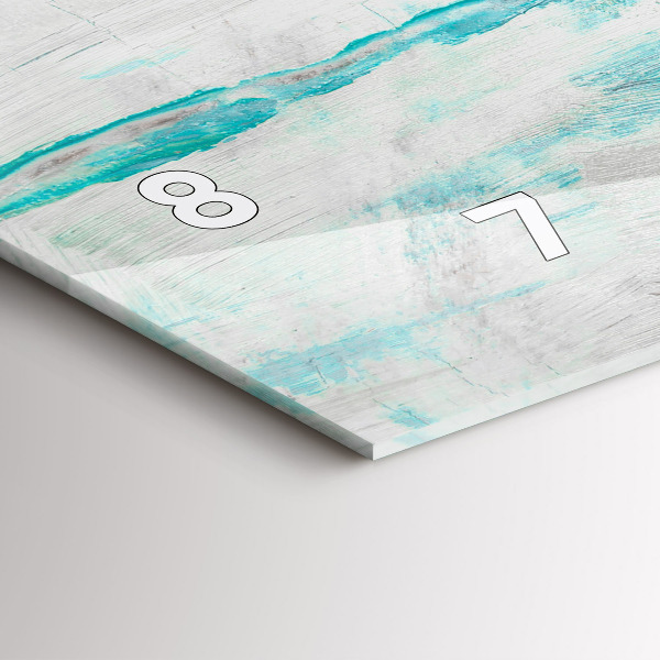 Horizontálne hodiny Olejová textúra abstrakcia