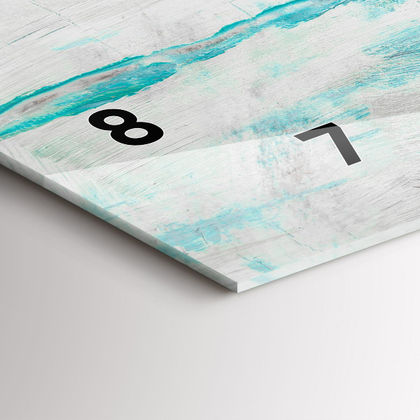 Horizontálne hodiny Olejová textúra abstrakcia