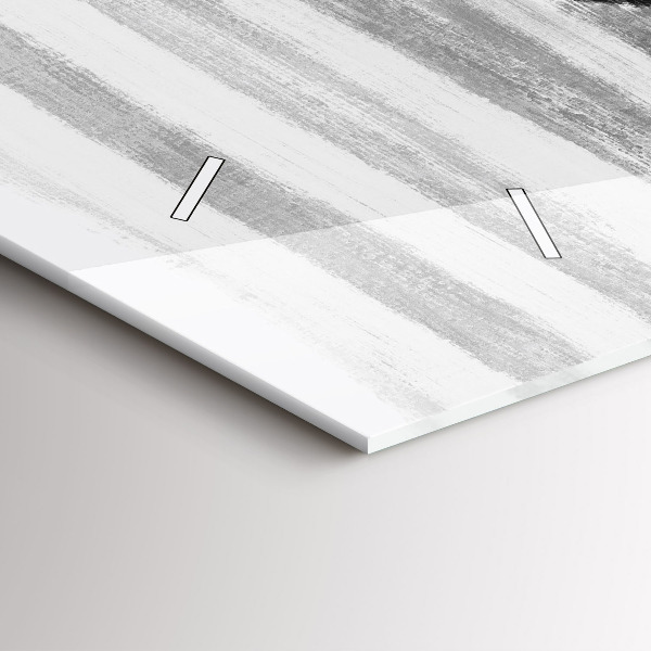 Horizontálne hodiny Žena v čiernej a bielej