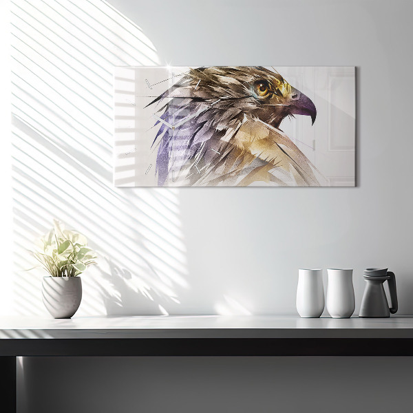 Horizontálne hodiny Predačný vták