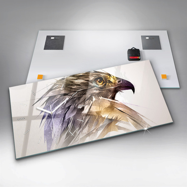 Horizontálne hodiny Predačný vták