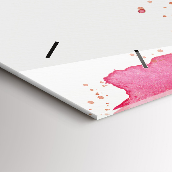 Horizontálne hodiny Akvarel na pozadí orla