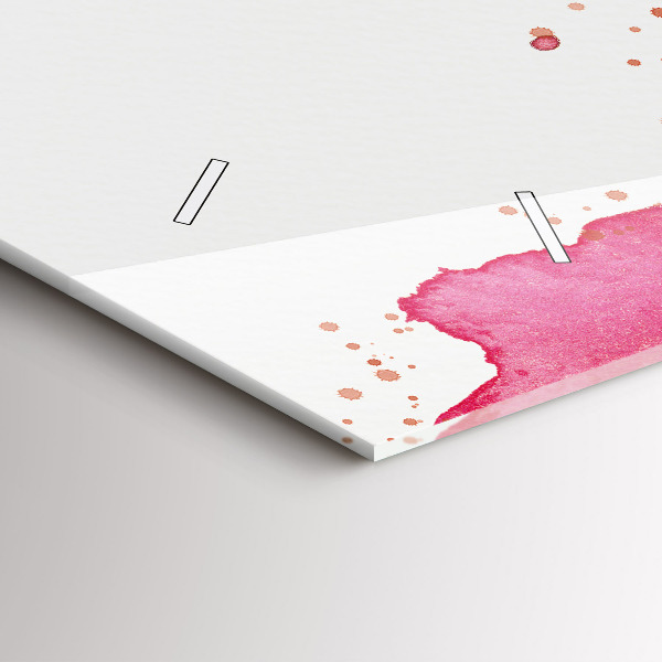 Horizontálne hodiny Akvarel na pozadí orla