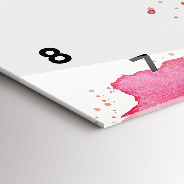 Horizontálne hodiny Akvarel na pozadí orla